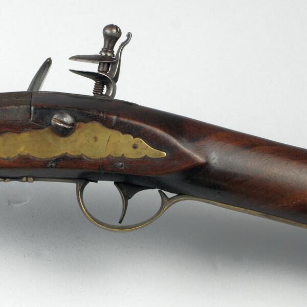 An original 1750s or 1760s trade flintlock gun. English or Low ...